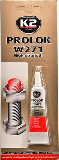 Фиксатор резьбы K2 Prolock High красный