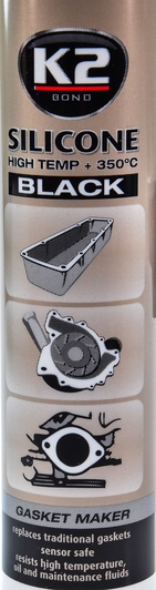 K2 Silicone High-Temp черный формирователь прокладок, 300 мл (b200) 300 г