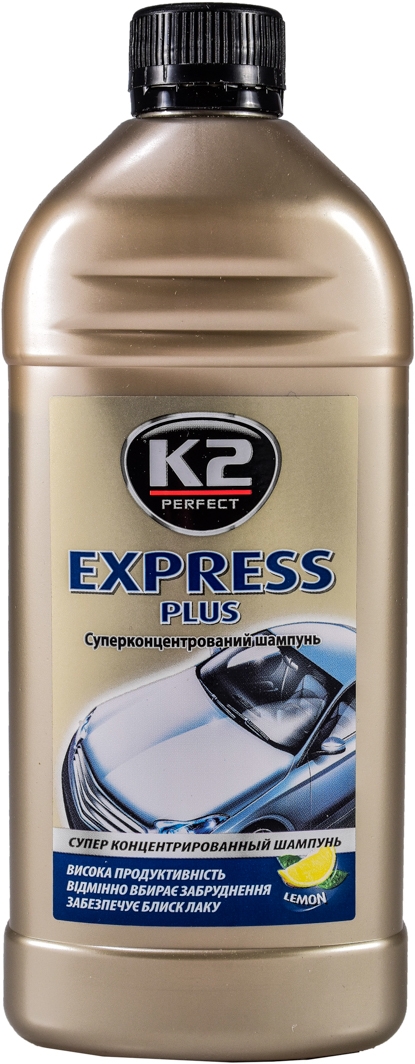 

Концентрат автошампуня K2 Express Plus (Желтый) воск EK141