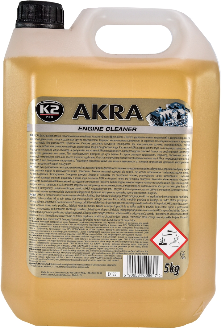 

Очиститель двигателя K2 Akra жидкость K175