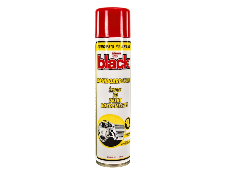 

Полироль для салона Kleen-flo Black Dashboard Cleaner лимон 600 мл 291