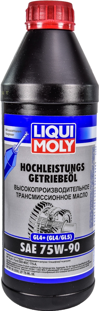 

Трансмиссионное масло Liqui Moly GL-4+ 75W-90 синтетическое 4435