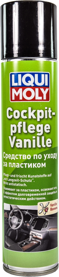 

Полироль для салона Liqui Moly Cockpit-Pflege Vanille ваниль 300 мл 7580