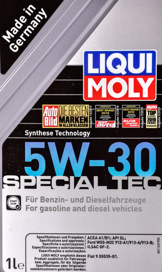 Моторное масло Liqui Moly Special Tec 5W-30 1 л на Hyundai Stellar