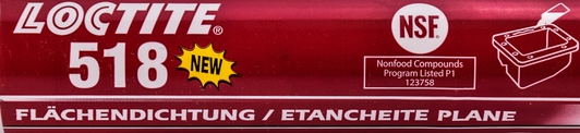 Loctite 518 красный формирователь прокладок, 50 мл (51831) 50 г