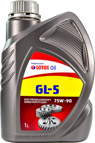 Трансмісійна олива LOTOS GL-5 75W-90 напівсинтетична