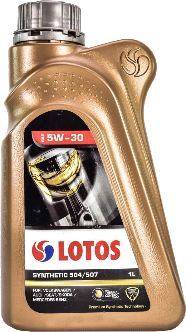 

Моторное масло LOTOS 504/507 5W-30 синтетическое lotos5045075w301l