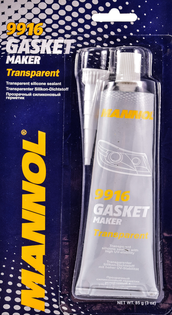 Mannol Gasket Maker герметик прозорий, 85 мл (166785) 85 г