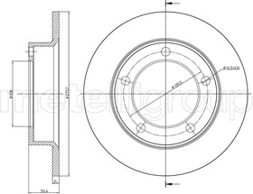 Тормозной диск Metelli 23-0206