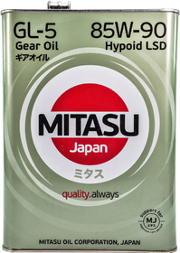 Трансмісійна олива Mitasu Gear Oil Hypoid LSD GL-5 85W-90 синтетична