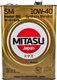 Моторное масло Mitasu Motor Oil SM 10W-40 4 л на Mazda MPV
