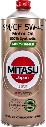 Моторна олива Mitasu Motor Oil SM 5W-40 1 л на Subaru Trezia
