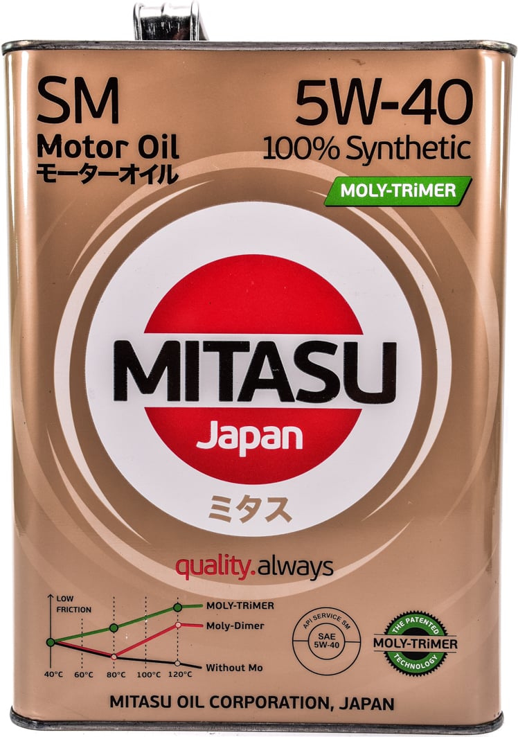 Моторна олива Mitasu Motor Oil SM 5W-40 4 л на Citroen ZX