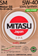 Моторное масло Mitasu Motor Oil SM 5W-40 4 л на Subaru Trezia