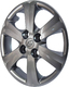 Колпак на колесо Mobis Hyundai Accent/Verna 07-12 цвет серый