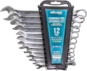 Набір ключів ріжково-накидних Molder MT58112 6-22 мм 12 шт