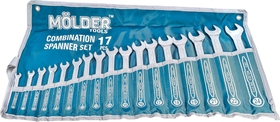 Набор ключей рожково-накидных Molder MT58117 6-24 мм 17 шт