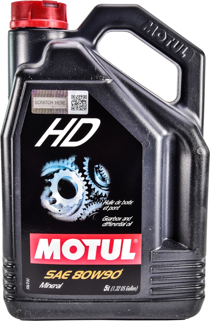 

Трансмиссионное масло Motul HD GL-4 / 5 80W-90 минеральное 317506