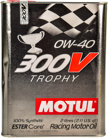 Моторное масло Motul 300V Trophy 0W-40 синтетическое