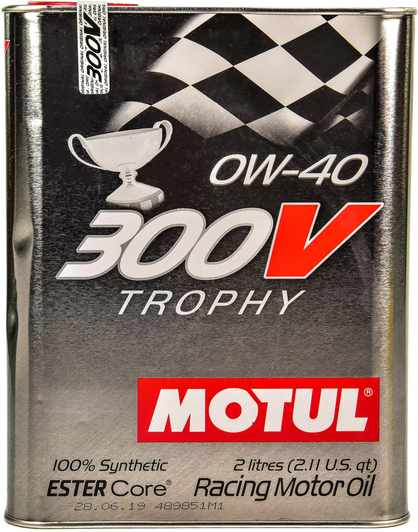 Моторное масло Motul 300V Trophy 0W-40 2 л на Fiat Stilo
