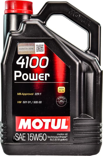 Моторное масло Motul 4100 Power 15W-50 5 л на Lancia Dedra