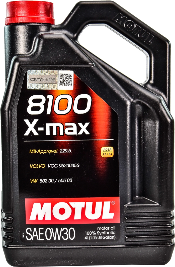 

Моторное масло Motul 8100 X-Max 0W-30 синтетическое 347207