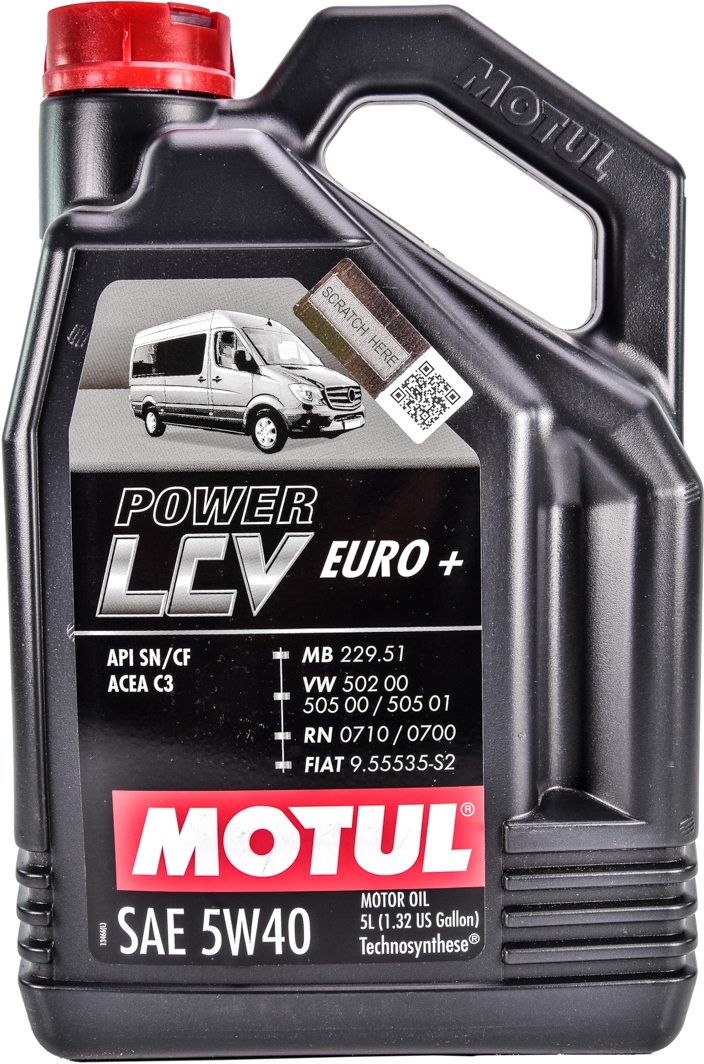 Моторна олива Motul Power LCV Euro+ 5W-40 5 л на Volkswagen Phaeton