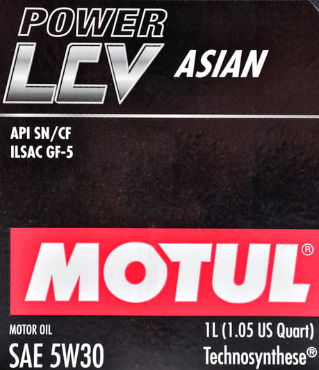 Моторное масло Motul Power LCV Asian 5W-30 1 л на Renault Fluence
