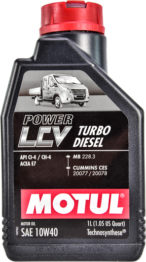 Моторное масло Motul Power LCV Turbo Diesel 10W-40 1 л на Kia Retona