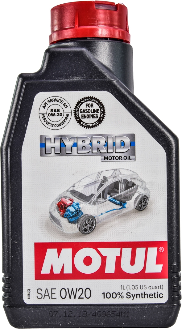 

Моторное масло Motul Hybrid 0W-20 синтетическое 333107