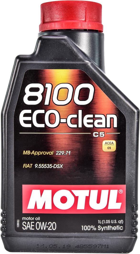 

Моторное масло Motul 8100 Eco-Clean 0W-20 синтетическое 868151