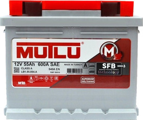 Аккумулятор Mutlu 6 CT-55-R S3 SMF55516
