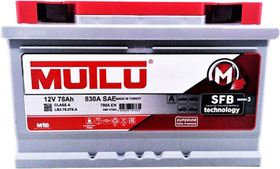 Аккумулятор Mutlu 6 CT-78-R S3 SMF57820