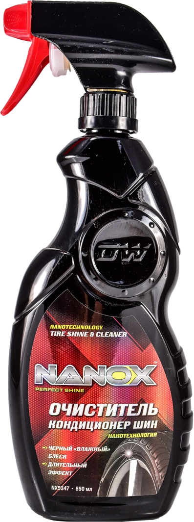 

Чернитель шин Nanox Nanotechnology Tire Shine & Cleaner NX5347 650 мл