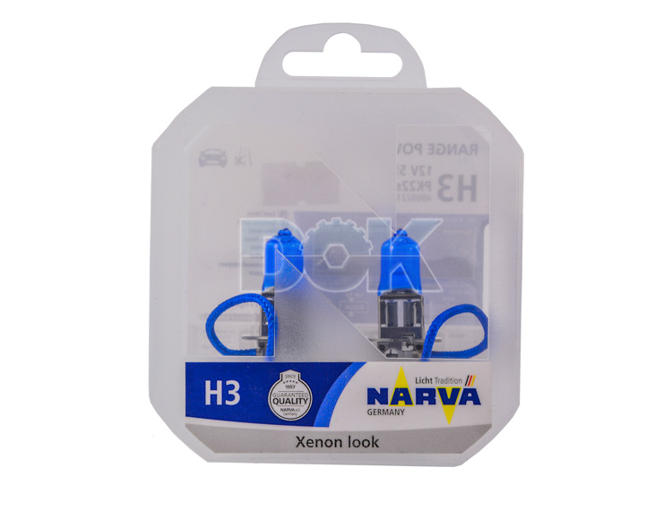 

Автолампа Narva 48602 H2 PK22s 55 W синий