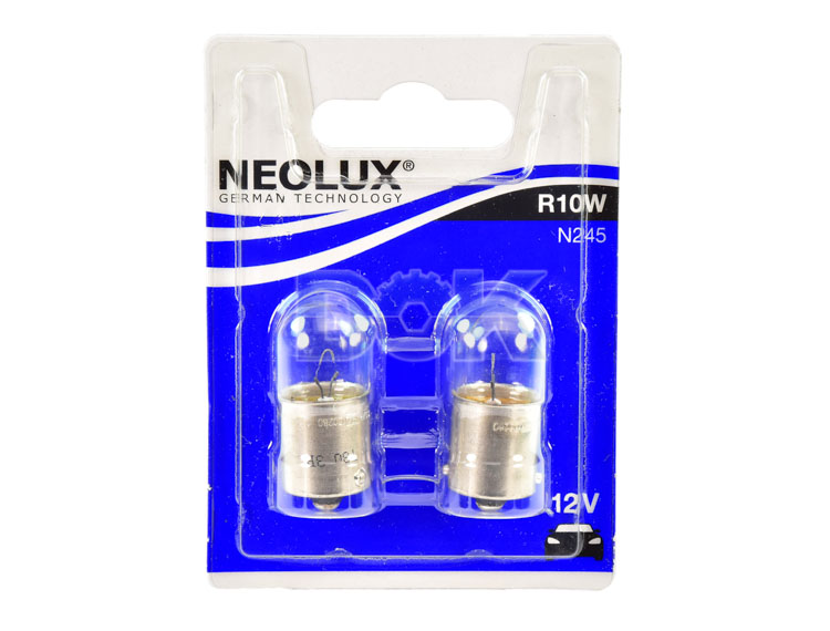 

Автолампа Neolux n24502b R10W BA15s 10 W белая