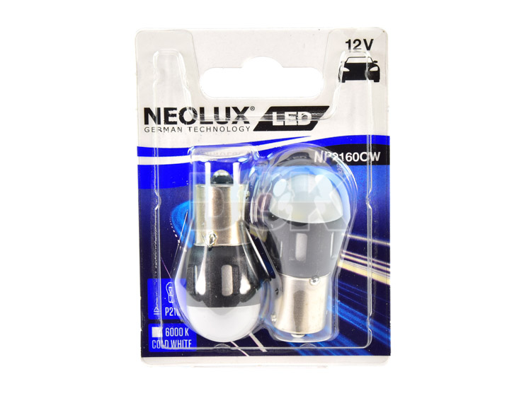 

Автолампа Neolux np2160cw02b P21W BA15s 1,2 W белая