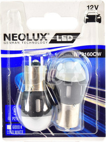 Автолампа Neolux® P21W BA15s 1,2 W біла np2160cw02b