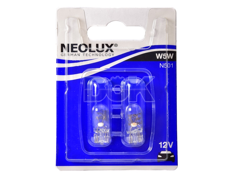 

Автолампы Neolux n50102b W5W W2,1x9,5d 5 W прозрачный