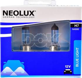 Автолампа Neolux® Blue Light H7 PX26d 55 W прозрачно-голубая n499bscb