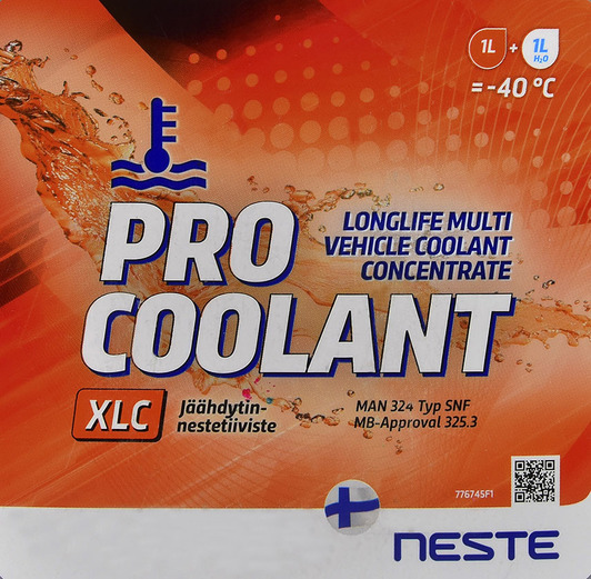 Neste Pro Coolant XLC G12+ червоний концентрат антифризу (4 л) 4 л