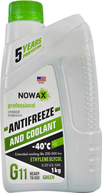 Готовый антифриз Nowax G11 зеленый -40 °C