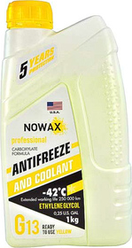Готовий антифриз Nowax G13 жовтий -42 °C