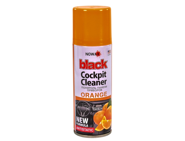 

Полироль для салона Nowax "Black" Cockpit Cleaner апельсин 200 мл NX00203
