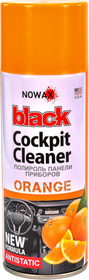 Поліроль для салону Nowax "Black" Cockpit Cleaner апельсин 450 мл