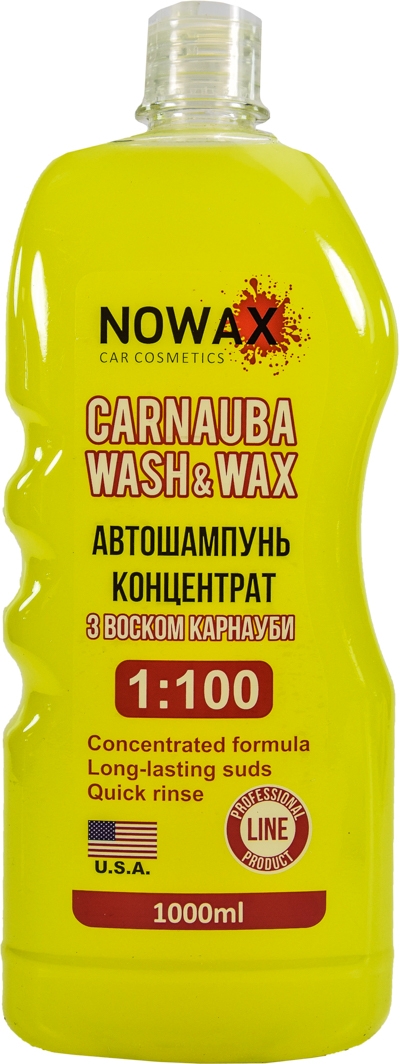 

Концентрат автошампуня Nowax Carnauba Wash&Wax воск NX01100