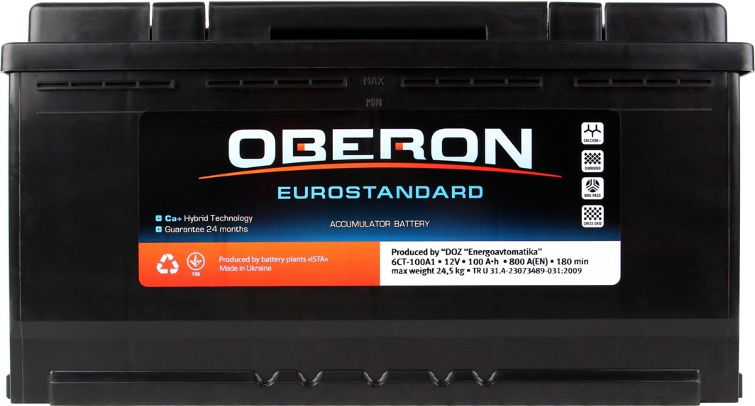 

Аккумулятор Oberon 6 CT-100-R Eurostandard AKBLU1012