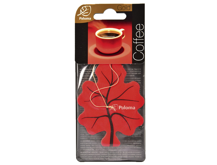 

Ароматизатор Paloma Gold Leaf Coffee 4 г 79934