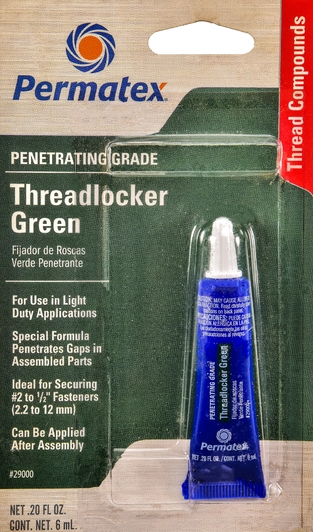Фіксатор нарізі Permatex Penetrating Grade Threadlocker зелений