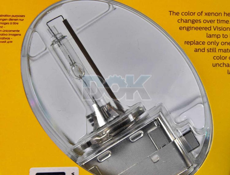 

Автолампа Philips 85415VIS1 Vision D1S PK32d-2 35 W прозрачная